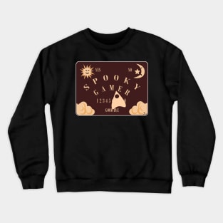 Spooky Gamer Fun Boardgame Slogan Crewneck Sweatshirt